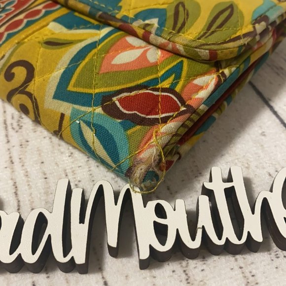 Vintage Vera Bradley Provencal Fall 2012 Trifold Magnetic Close Clutch Wallet - Picture 5 of 11